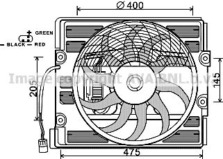 AVA QUALITY COOLING Ventilaator,mootorijahutus BW7526